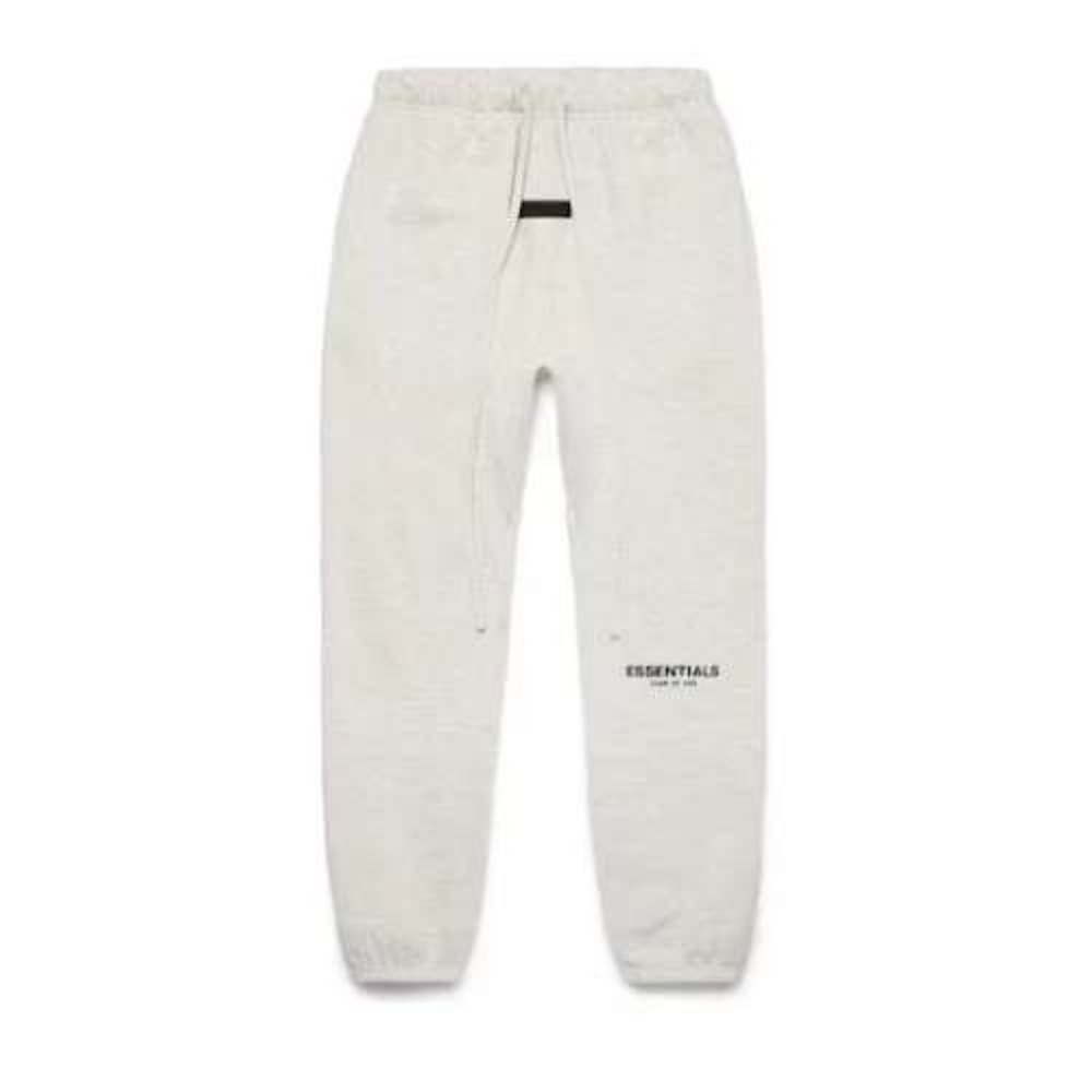 Fear of God Essentials Light Oatmeal Sweatpants Size XS Logo Fleece NWT